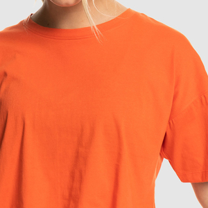 Nueva Llegada, Camisetas Cortas Extra Grandes 100% Algodón para Mujer, Corte Regular, Estilo Urbano, Camiseta Corta de Manga Corta de Alta Calidad - Product Image 5