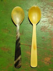 ช้อนเสิร์ฟทำมือจากเขาควาย เป็นมิตรกับสิ่งแวดล้อม อุปกรณ์ครัวจากธรรมชาติ ช้อนเสิร์ฟสลัด ผู้จำหน่ายขายส่ง - Product Image 4