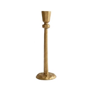 Porte-bougies décoratifs en or pour bougies coniques, pour centres de table de mariage et de dîner - Product Image 1