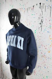 Sudadera Alpha XI con Capucha Azul Marino, Hecha a Medida con Hilos Finos, 100% Algodón, de Secado Rápido y Transpirable para Invierno - Product Image 3