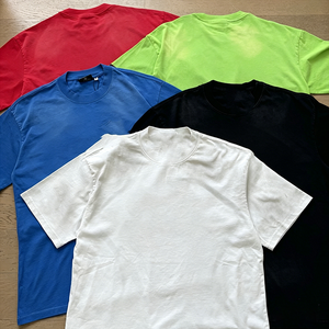 Camiseta Gráfica Oversize Vintage Lavada para Hombre, 240g, 100% Algodón Pesado, Manga Corta, Ajuste Holgado, Estilo Urbano, Fabricante, Verano - Product Image 3