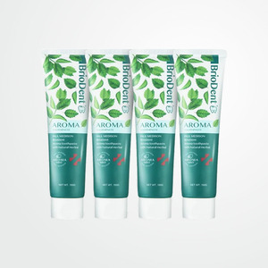 หลอดยาสีฟันเกาหลี K-Beauty Polmedison Briodent Aroma Mint ยาสีฟันกลิ่นมิ้นท์ 150 กรัม 4 ชิ้น ผลิตในเกาหลี - Product Image 3