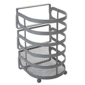 Modern Matte Black <b>Wire</b> Utensil Holder Mesh Bottom Cutlery Caddy Metal Spoon Fork <b>Storage</b> <b>Rack</b> for Kitchen Countertop - Product Image 4