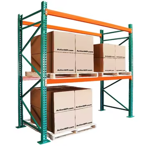 Durable Teardrop Steel Selective Pallet Rack 5 Heavy Duty Corrosion Protection Seamlessly Fits Standard Warehouse <b>Storage</b> - Product Image 6