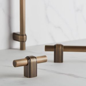 Perillas de latón macizo de primera calidad para gabinetes, cajones y muebles, perillas de latón macizo de estilo vintage - Product Image 6