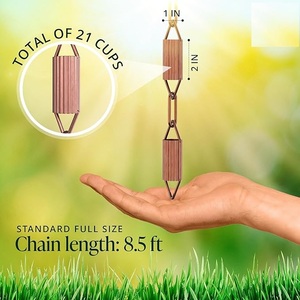 Chaîne de pluie métallique de style cuisine la plus vendue pour le drainage des toits extérieurs, produit décoratif suspendu pour jardin - Product Image 2