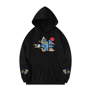 Best Selling Embroidered <b>Hoodie</b> <b>for</b> <b>Men</b> Women with Front and Back Stitching Custom Colors Sizes Wholesale Manufacturer - Product Image 1