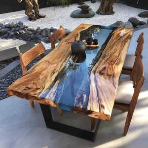 Best Quality Handmade Round Shape <b>Epoxy</b> Resin Wood <b>Coffee</b> <b>Table</b> for Home and Office Use Available Home Decor - Product Image 2