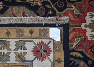 Organic Jute Handknotted Area Rug | Classic Natural Pile Living Room Carpet | Fine 7/30 Weave | Hand Made in India | A-9 HB-1254 - Product Image 6