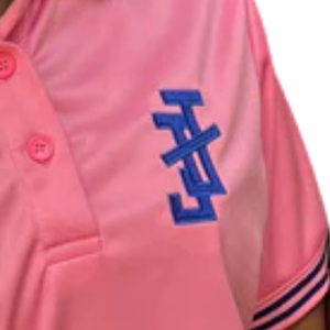 Polo rose à manches courtes, col classique, performance, golf, décontracté, affaires, sportswear, mode, vêtements de tous les jours - Product Image 3