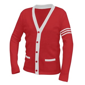 Fabricantes de Ropa Personalizada, Suéter de Punto Clásico para Hombre, Manga Larga, Cuello en V con Botones, Suéter Cárdigan Unisex - Product Image 3