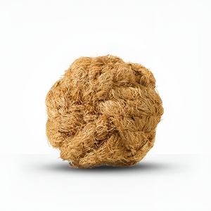 Juguetes ecológicos para mascotas, juego de bolas de coco para masticar, precio bajo, bolas de juguete de cuerda natural para mascotas - Product Image 3