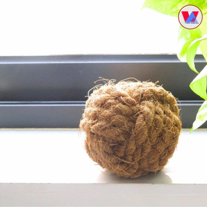 Pelota Masticable de Fibra de Coco de Alta Calidad al por Mayor, Juguete Sostenible para Mascotas, Esfera de Cáscara de Coco, Suministros para Tiendas de Mascotas, Cuidado Dental, Pelota Molar - Product Image 5