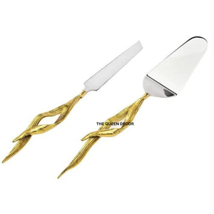 Modern Design Iron Metal Unique Shape <b>Sets</b> Of <b>8</b> Piece Cutlery Mirrored Steel Luxury <b>Dinnerware</b> Party Wedding - Product Image 4