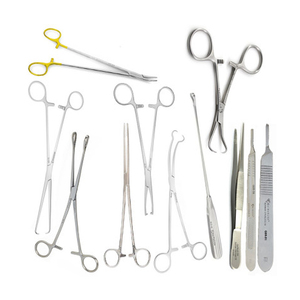 Juego de Instrumentos Quirúrgicos de Acero Inoxidable de Alta Calidad, Incluye Tijeras, Pinzas, Portaagujas, Abrazaderas, Hemostas, Manual - Product Image 2