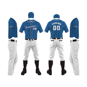 Bulk Baseball Teamwear Set Breathable 100% Polyester Anti-Bacterial Quick Dry Training Game Suit - Product Image 1