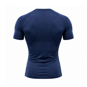 T-shirt de compression pour homme, extensible, respirant, pour la course à pied, la gym, l'entraînement, vêtements de sport personnalisés, fabricant en gros, conception OEM - Product Image 3