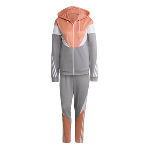 2026 Women's High Quality Comfortable Zipper Hoodie Bottom Trusser Set Solid Pattern Hot Sale Fitness Tracksuit Plus Size - Product Image 3