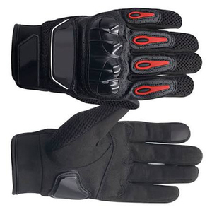 Guantes de Motociclismo de Protección, Guantes de Motocross de Cuero con Recubrimiento de PU, Dedos Completos, Logotipo Personalizado - Product Image 2