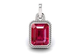 Pendentif médaillon sculpté en bois de Manik, rubis naturel certifié qualité Deluxe 8.25 Ratti 7.23 carats, poli - Product Image 6