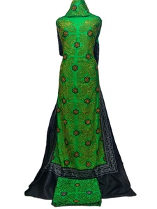 Conjunto de 3 piezas de Baati Shaash Dirac somalí moderno para mujer, de seda sólida con bordado y pedrería, ecológico, lujoso y sin coser - Product Image 2
