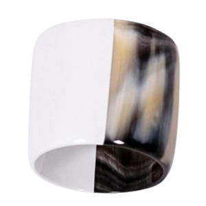 Juego de 4 Anillos para Servilletas con Forma de Cuerno, Redondos, de Alta Calidad, para Decoración de Mesa en Hoteles, Restaurantes, Bodas y Fiestas - Product Image 2