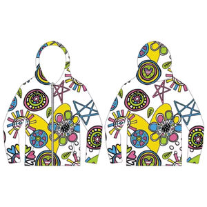 Nuevas llegadas 2026: Conjunto de sudadera con capucha y cremallera de moda urbana con lavado ácido y pantalones de chándal acampanados con parches desgastados - Product Image 5