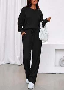 Conjunto de Sudadera con Capucha Oversize y Pantalones de Chándal de Forro Polar Premium para Mujer, Conjunto Deportivo de Sudadera con Capucha y Pantalones de Chándal para Mujer - Product Image 4