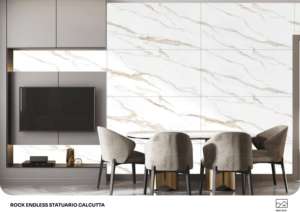 Azulejos de Porcelana Modernos con Relieve Texturizado 60X120CM 600X1200MM 24X48 Superficie en Relieve para Proyectos de Diseño Contemporáneo - Product Image 4