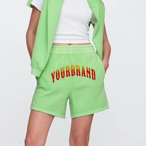 Shorts d'été pour femmes à taille haute, confortables, décontractés, respirants, légers, avec poches, 100% coton, séchage rapide - Product Image 5