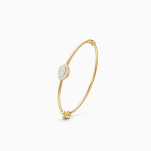 Pulsera de Diamantes de 0.38 Ct Cultivados en Laboratorio, con un Elegante Diseño Exclusivo, en Oro Amarillo, Blanco y Rosa de 9K - Product Image 3