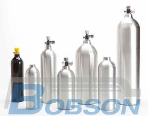 Cylindre en aluminium haute pression certifié RHO HPA 190ml 12CI 3000psi 50x180mm pour applications industrielles - Product Image 3