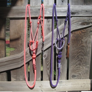 OEM ODM Licol pour cheval en corde avec muserolle tressée et longe assortie, équipement d'équitation de ranch - Product Image 6
