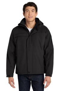 Chaqueta de Invierno para Hombre con Logotipo Personalizado al por Mayor, Chaqueta de Dos Tonos en Negro Grafito con Capucha y Protección Contra Tormentas, Abrigo Grueso para Hombre - Product Image 4