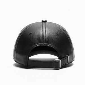 Gorra de Béisbol de Gamuza Negra Premium Personalizada, Gorra Deportiva de Lujo con Costuras en Contraste, Estilo Urbano Deportivo, Ajustable - Product Image 4