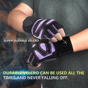 New Arrival Women's Fitness Gloves Anti Odor Lightweight Skin Friendly Fabric Half Finger Outdoor Sportswear Low Price Gym Glove - Product Image 4