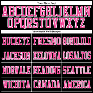 Jersey de Fútbol Americano Personalizado para Hombre, Negro y Rosa, Malla, Cualquier Nombre, Cualquier Número, Uniforme de Equipo para Fanáticos, Fabricación OEM - Product Image 3