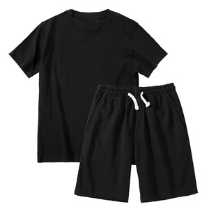 Men Plain Blank Custom Logo Short Hoodie <b>Set</b> Casual Sportswear 2 Piece <b>Sweat</b> Shorts Hoodie Winter 100% Organic Cotton Streetwear - Product Image 3