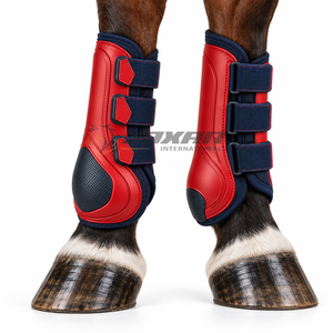 Bottes de brossage pour chevaux de qualité supérieure, avec design flexible, intérieur doux et fermeture fiable, pour l'entraînement, la compétition et l'usage quotidien. - Product Image 3