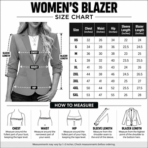 Custom Jet Black Solid <b>Women</b> Blazer Comfortable Single Front Button Long Sleeve Classic Notched Collar <b>Coats</b> - Product Image 6