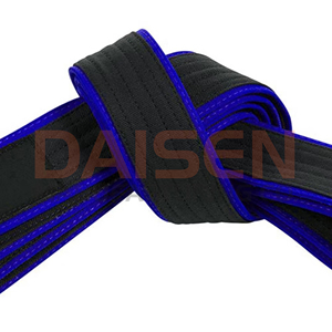 Cinturón de Taekwondo de Nailon Negro y Azul, Unisex, Equipo de Entrenamiento de Artes Marciales Resistente - Product Image 5
