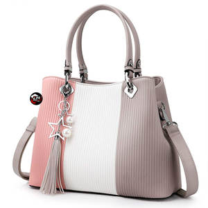 Bolsos de Mano Elegantes de Cuero, Bolsos de Moda, Bolsos de Hombro con Asa Superior para Mujer, Accesorios Modernos de Alta Calidad - Product Image 1