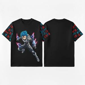 เสื้อยืดพิมพ์ลายกราฟิก แขนสั้น สไตล์เรโทร แฟชั่นผ้าฝ้าย สำหรับผู้ชาย ขายปลีกในสหรัฐอเมริกาและยุโรป - Product Image 5