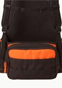 Mochila de Caza para Exteriores con Sistema MOLLE, Bolsas de Nailon Naranja y Negro, Ajuste Universal para Actividades al Aire Libre - Product Image 5