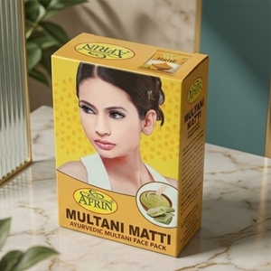 Mascarilla Facial de Arcilla Multani Matti Pura Afrin para Aclarar la Piel, Controlar la Grasa y Tratar el Acné, Paquete de Hierbas Naturales de 250g - Product Image 6