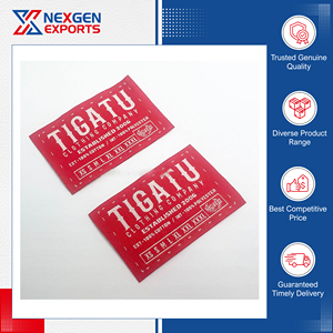 Étiquettes en cuir PU écologiques de haute qualité, disponibles en grande quantité, avec option de logo personnalisé au prix le plus bas du marché - Product Image 6