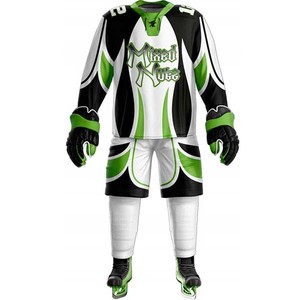 Nouvel uniforme de hockey sur glace à prix avantageux, 100% polyester, logo personnalisé, vêtements de sport haute performance, uniformes de hockey sur glace - Product Image 3