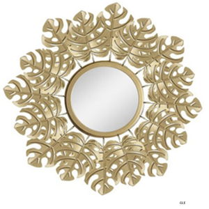 Modern Nordic Design Wall <b>Hanging</b> Aluminum Alloy Bathroom <b>Mirror</b> Simple Special-Shaped with Washbasin Irregular <b>Mirror</b> - Product Image 4