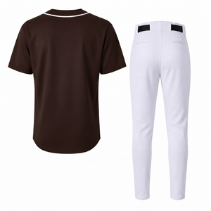 Conjunto de Uniforme de Béisbol Atlético, Jersey y Pantalones Duraderos de Alto Rendimiento para Entrenamiento y Torneos - Product Image 3