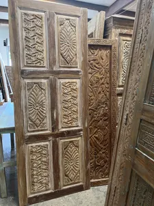 Porte d'entrée en bois faite à la main, directement de l'usine, avec une structure robuste, un design élégant et une durabilité longue durée, en promotion - Product Image 5